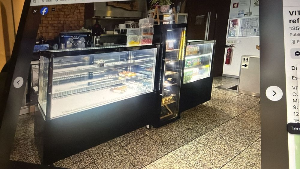 Vitrines panorâmicas refrigeradas