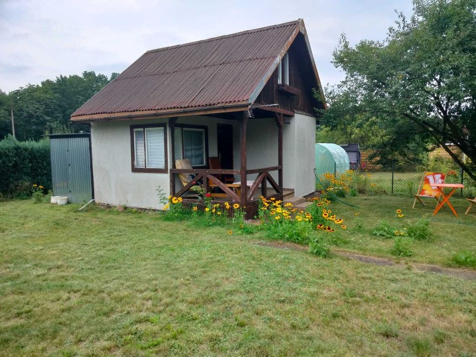 Działka ROD 373m2 Łódź ul. Traktorowa, Domek z łazienką, prąd, woda