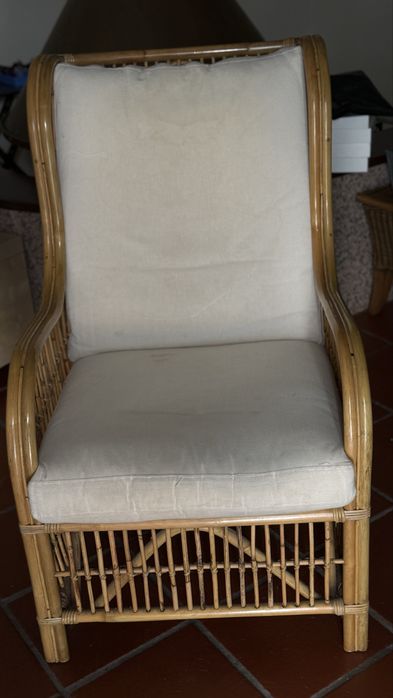 Vendo 2 cadeira esperguicadeiras em bambu