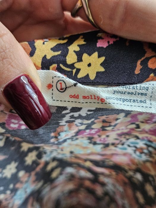 Bluzka wiązana jesienna odd molly wiskoza