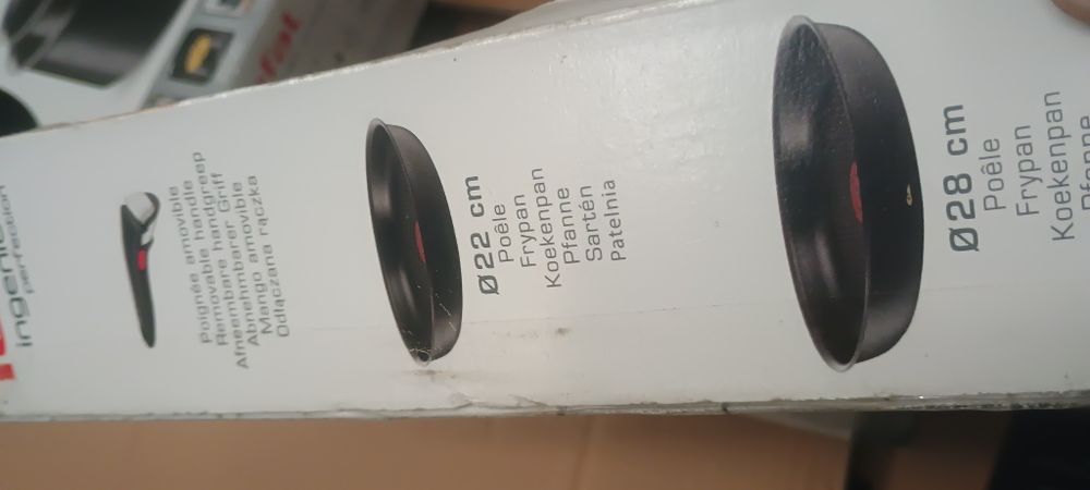 Tefal Ingenio perfection patelnie nowy kompletny zestaw 3 el