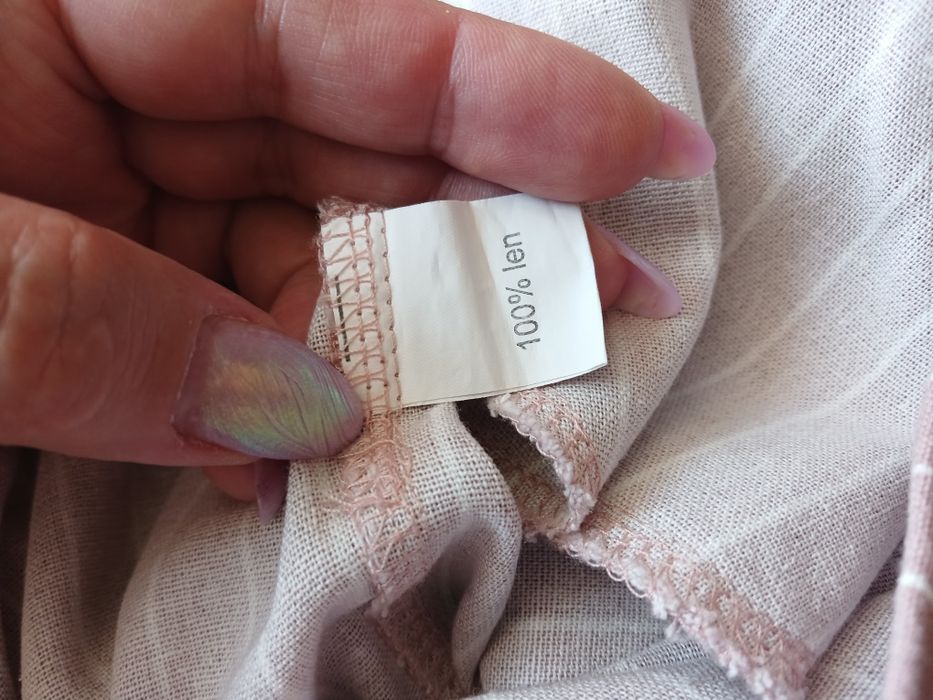 Лляні брюки палаццо