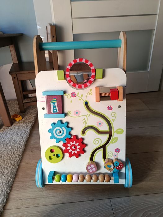 Ecotoys Drewniany Pchacz Edukacyjny
