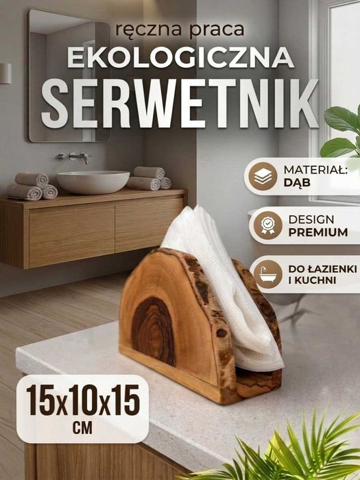 Serwetnik z drzewa