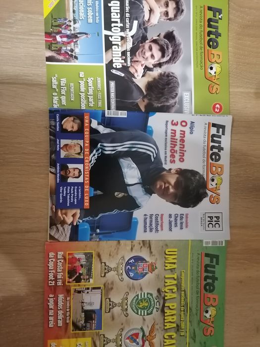 Revistas de futebol e futsal