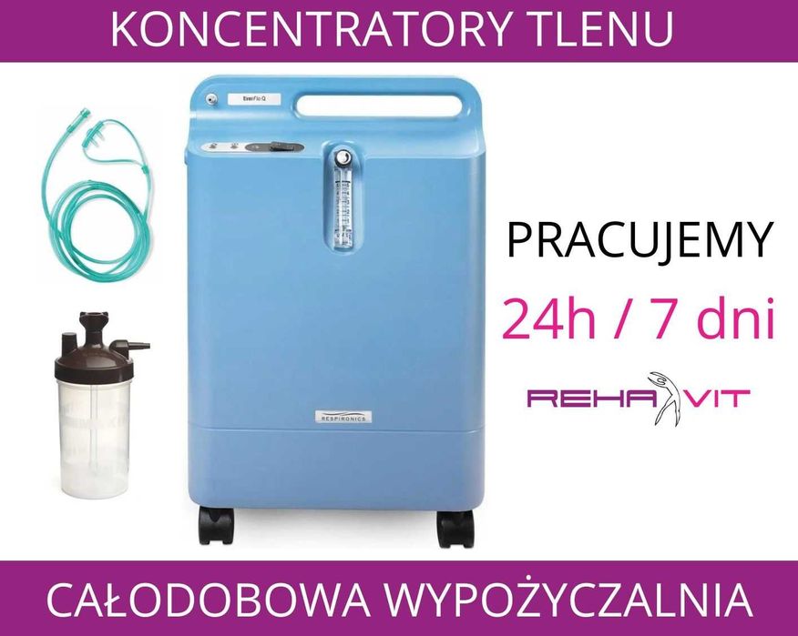 Wypożyczalnia koncentratorów tlenu. Wynajem koncentratora tlenu