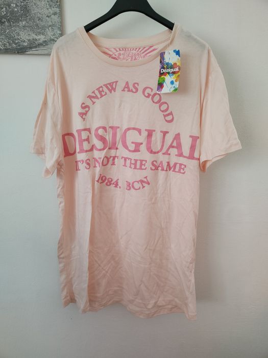 Koszulka Nowa desigual różowa