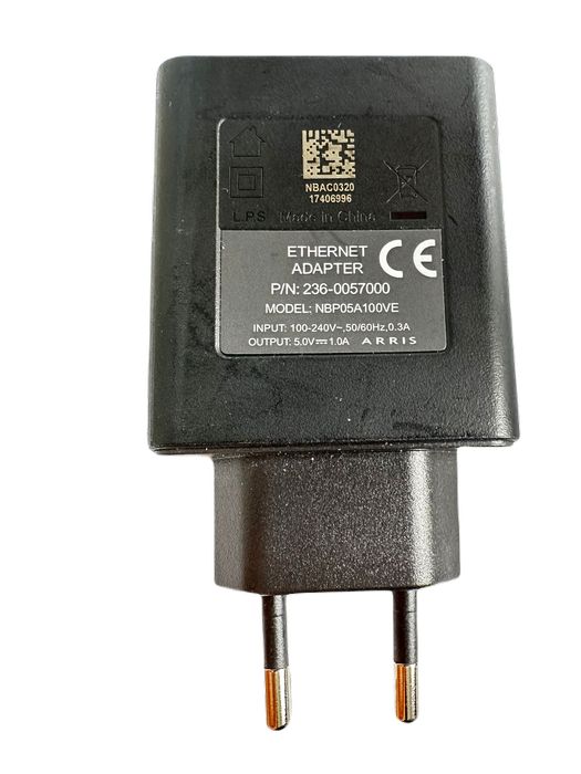 Zasilacz do dekodera PLAY UPC SMART 4K BOX ETHERNET z okablowaniem