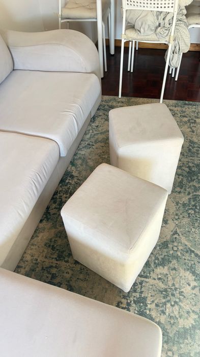 Vendo sofá 3 lugares usado