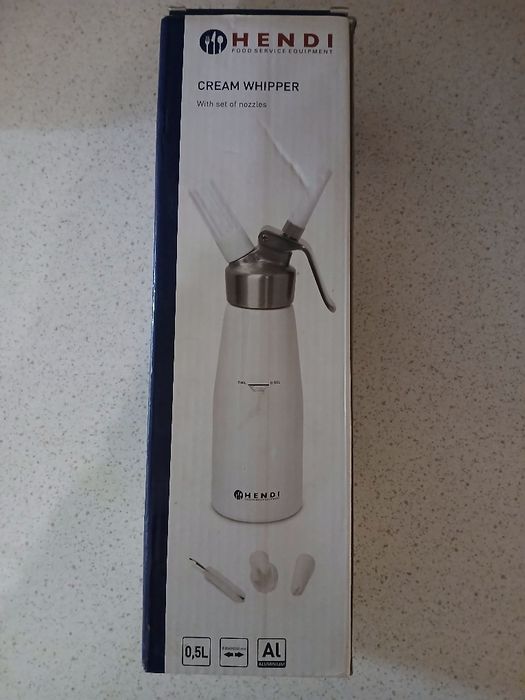 Hendi syfon do bitej śmietany 0,5l.