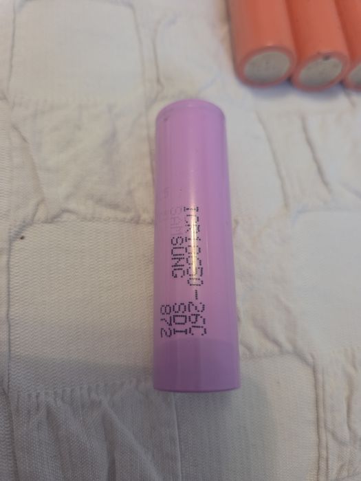 Pilhas Samsung/LG/outras 18650 3,7V recarregáveis - valor unitário