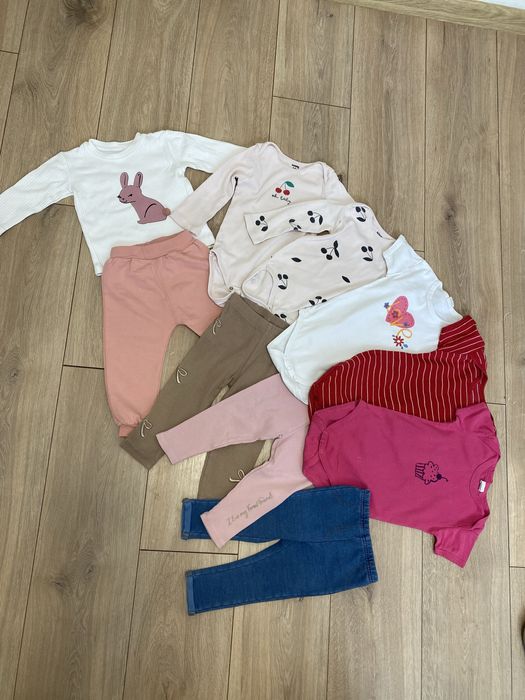 Лот набір одягу для дівчинки на зріст 80-86