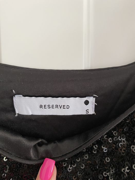 Sukienka cekinowa czarna