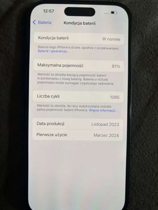 Iphone 15 128GB IOS18