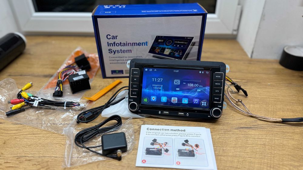 radio android vw passat,t5,skoda,seat carplay android auto