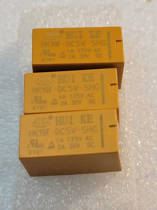 Реле електромагнітне HK19F-DC 5V-SHG, (5 VDC) Мініатюрне