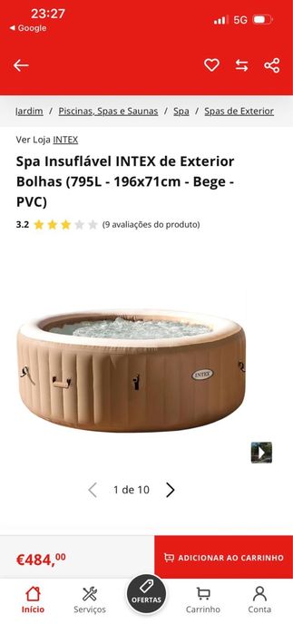 Jacuzzi / Piscina Insuflável