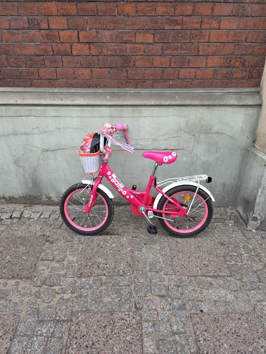 Rowerek dziewczęcy różowy 16”