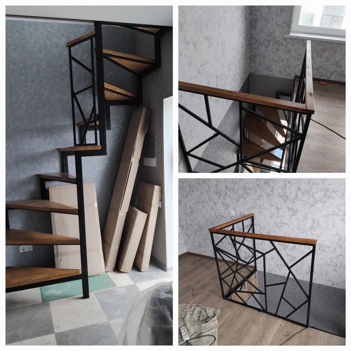 Сходи (лестница) металлическая.Перила,.Ступени.