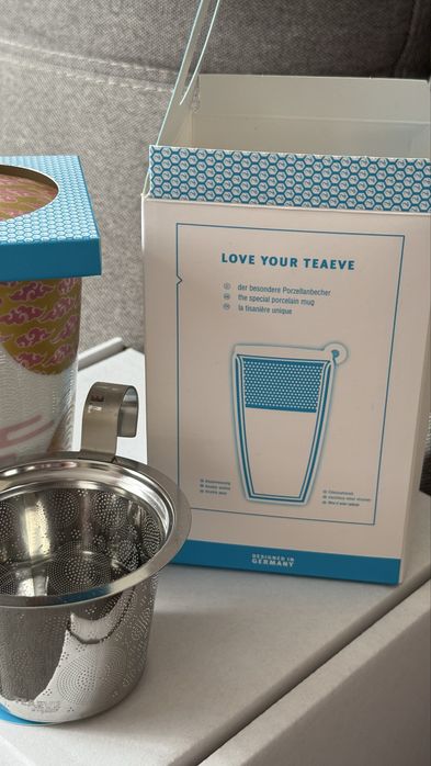 Eigenart Порцелянова Кружка із заварником TeaEve подарунок