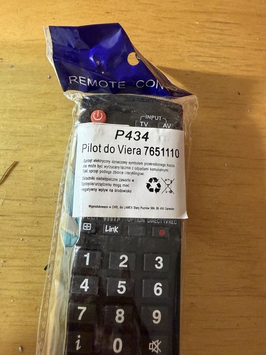 Pilot do telewizora Panasonic Viera EUR 76511 0LX