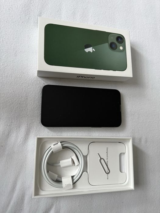 iPhone 13 mini 128GB Green kondycja baterii 86% w idealnym stanie