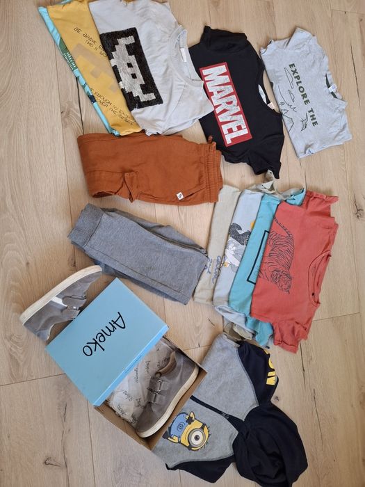 Paka r.128 letnie Slim Fit Cocodrillo Next Obaibi buty r.32 Ameko Geox
