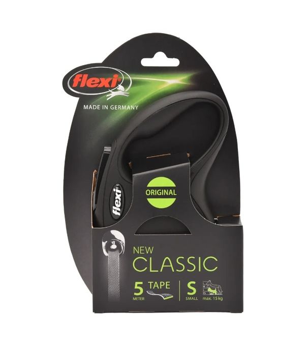 Новий якісний німецький Flexi поводок рулетка 5 метрів на 15 кілограм