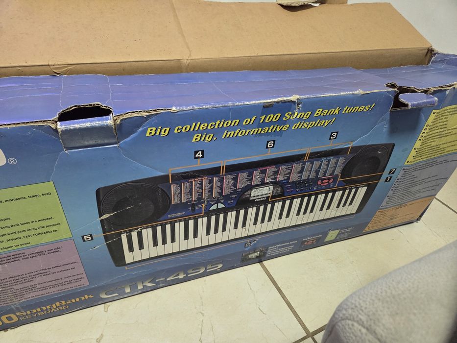Piano casio CTK-495
