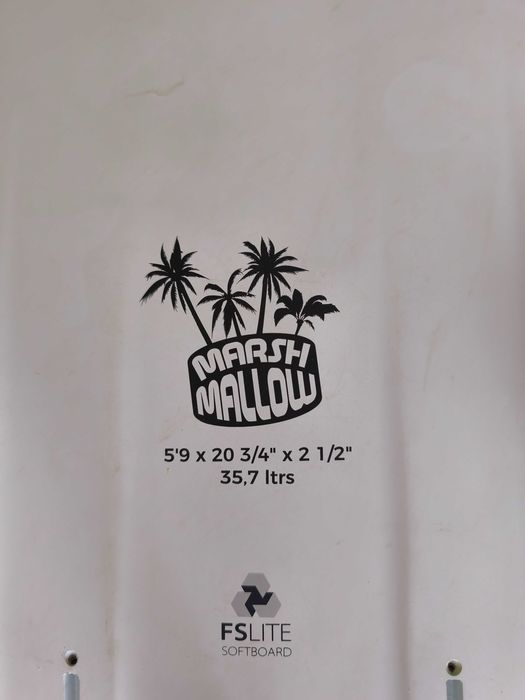 Prancha Surf FLOWT 5’9 Marshmallow - 35,7 ltrs