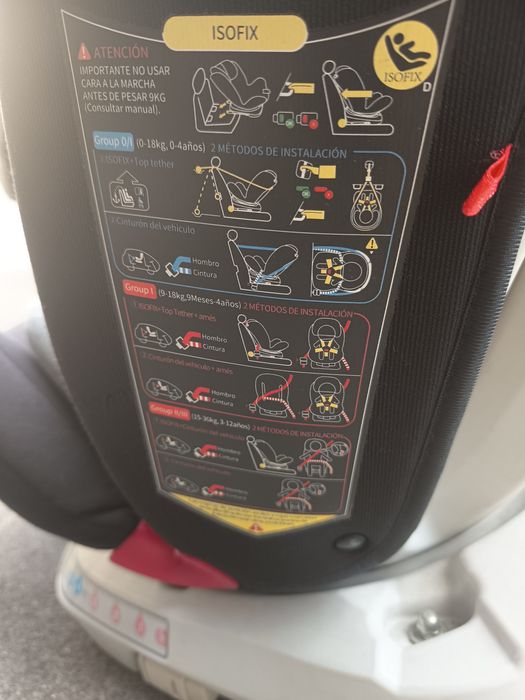 Cadeira  auto c/isofix