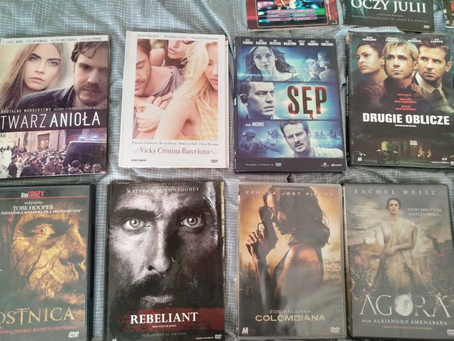 Zestaw filmów dvd