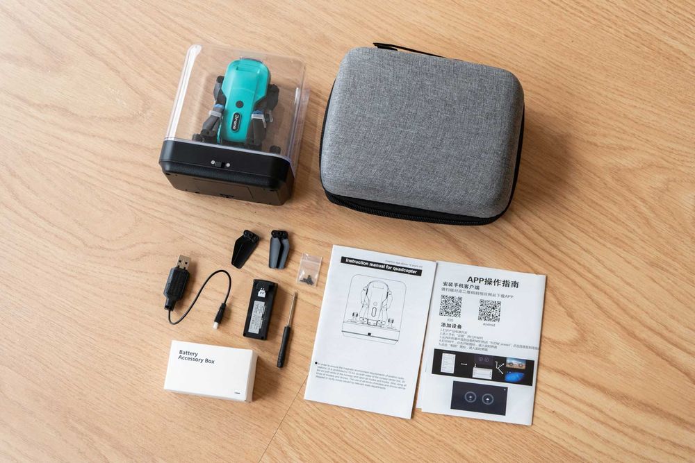 Drone JJRC H111 Mini RC com acessórios