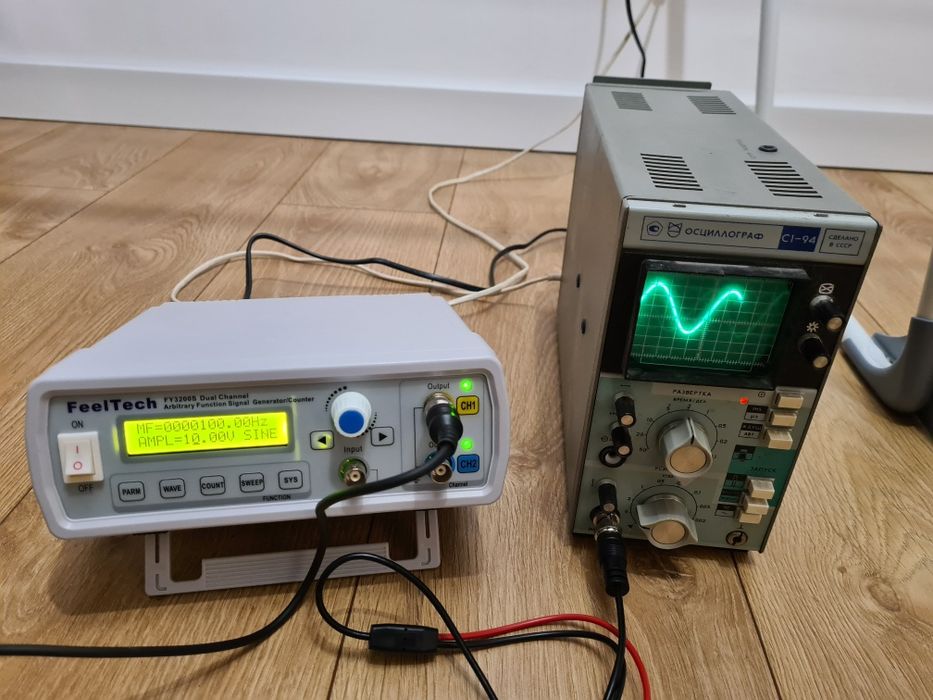 Oscyloskop analogowy C1-94 (С1-94) – Sprawny, klasyk PRL/ZSRR