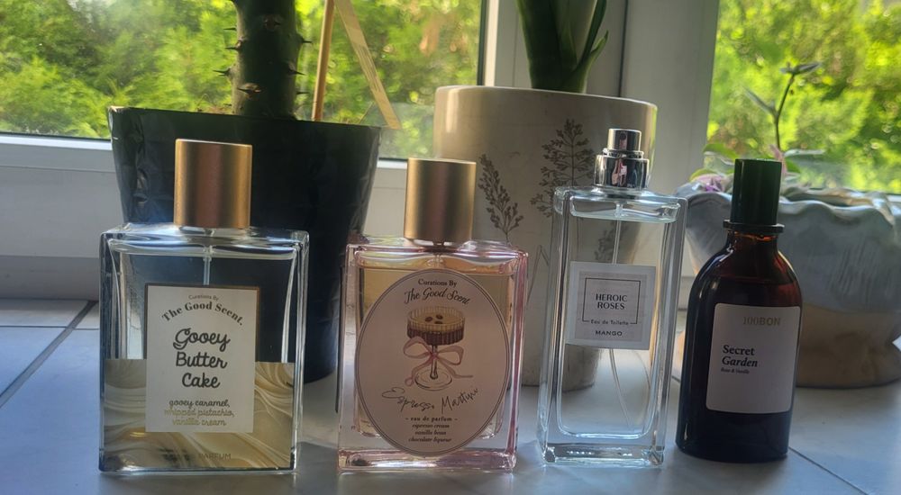 Zestaw czterech perfum oryginały