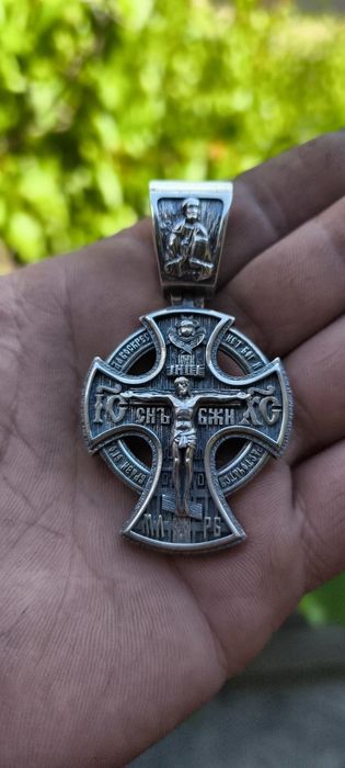 Срібний хрестик 40г серебряний крестик кулон ладанка срібло 925 крес