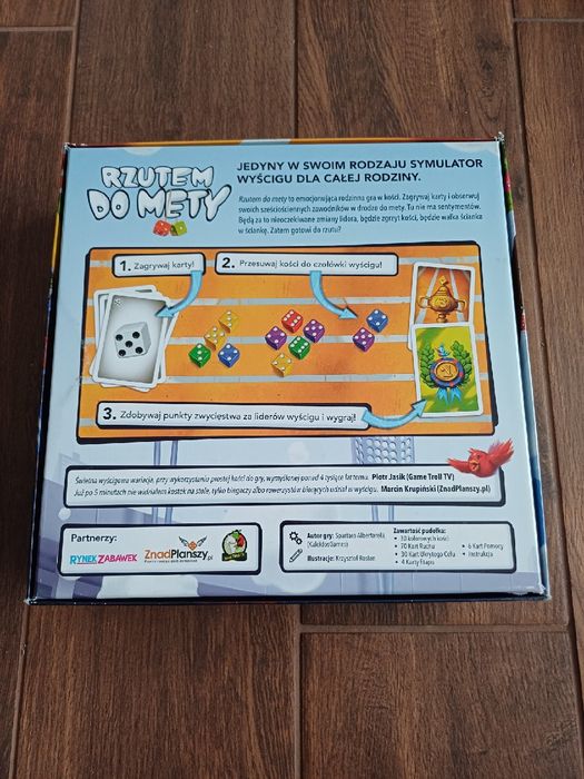 Gra w kości rodzinna Rzutem do mety Trefl Joker Line kompletna