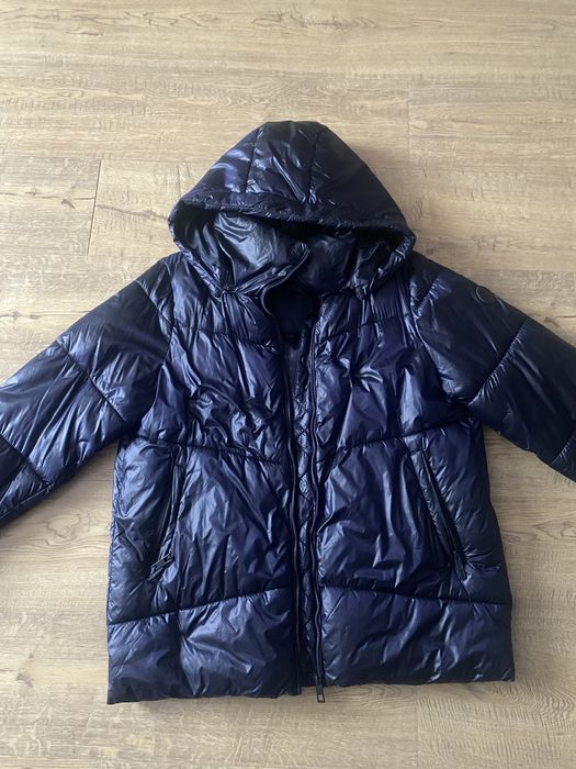 niebieska damska kurtka zimowa