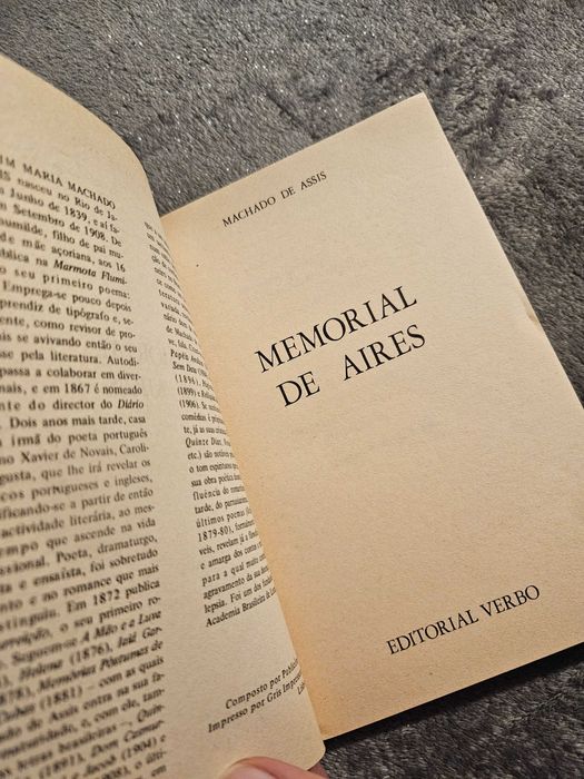 Memorial de Aires, Machado de Assis