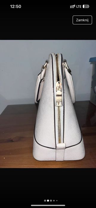 Torebka coach kremowa vintage