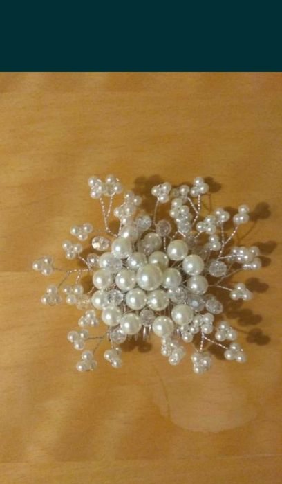 Spinka do włosów z perełkami