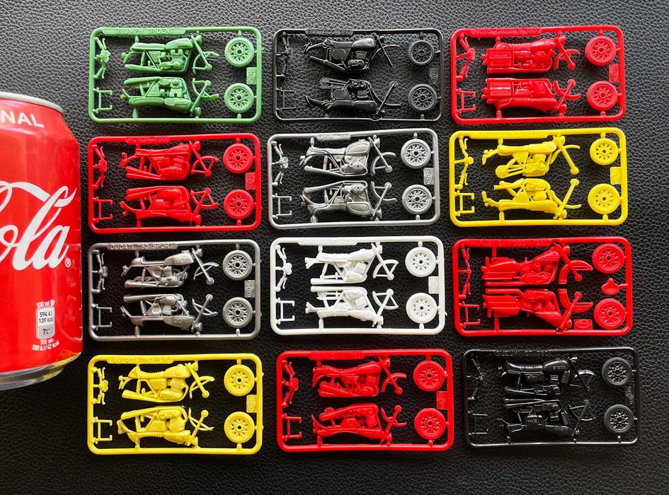 Antiga Coleção Completa ~ ”MOTO-KITS - DISVENDA” ~ 12 Mini Kits ~ 80´s