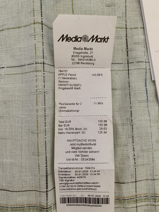 Apple pencil 1st generation  !оригінал!