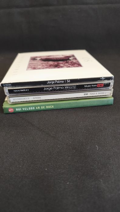 Lote 4 Cd's Musica Portuguesa (Jorge Palma/Madredeus/Rui Veloso)