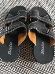 Klapki bata skórzane