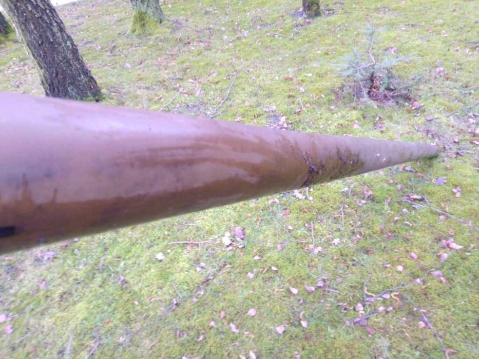 Rynna plastikowa Plastmo Polska 0,44m brąz 100mm PVC-U brązowa 44cm