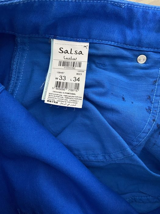 Calcas de ganga Homem Salsa
