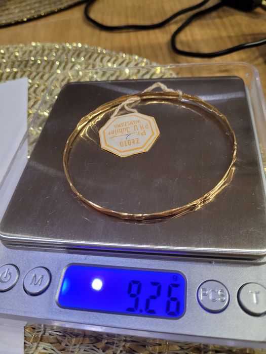Cztery złote Bransolety okrągłe, złoto 18k, próba 750, 40gram OKAZJA