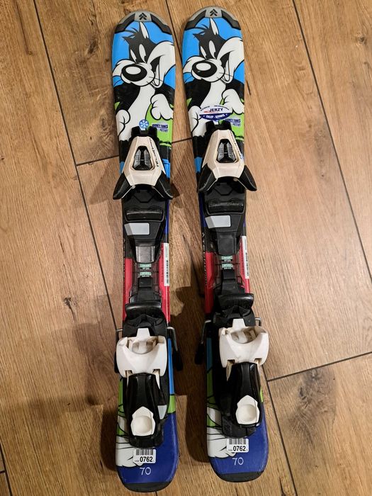 Narty 70 cm wraz z butami Rossignol i kaskiem 51/52 cm