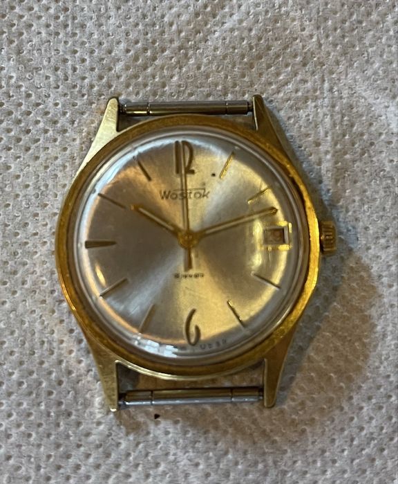 Часы Восток «Wostok» 1975 года в золоте в отличном рабочем состоянии
